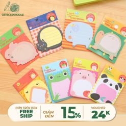 Giấy note hình dễ thương - Giấy ghi chú OFFICE DOODLE