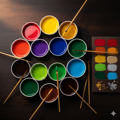 Bộ 12 màu sơn mài